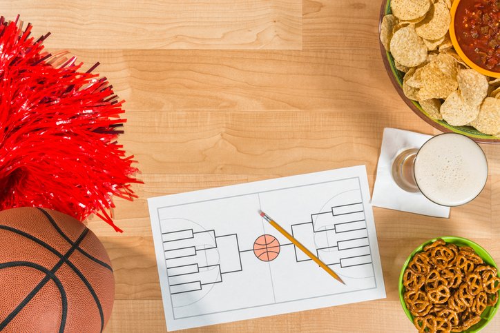 WaynesPlumbing's tweet photo. The North Carolina Tarheels won in 2017 . . . who will cut down the nets this year? We can't wait to find out! #MarchMadness https://t.co/idz3FEnRHa