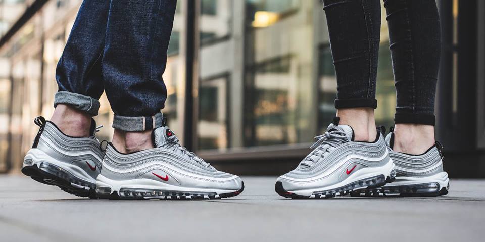 Nike Air Max 97 paneled leather and coated mesh sneakers