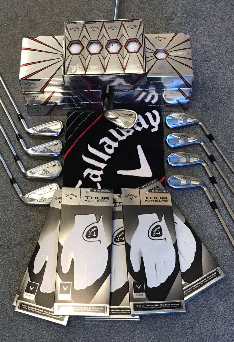 joedean_golf's tweet image. Big thanks to @CallawayGolf for the continued support for the 2018 season. New gear is 👌 #xforge #rogue #cromesoftx