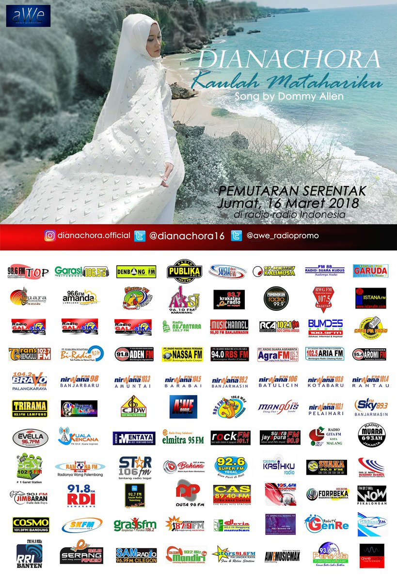 BESOK 
#pemutaranserentak KAULAH MATAHARIKU <a href="/dianachora16/">dianachora</a> <a href="/awe_radiopromo/">AWe Smart Promotion</a>