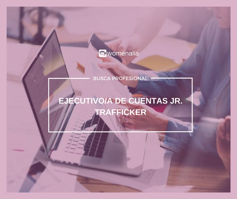 womenalia's tweet photo. #ofertas #empleo. Buscamos #ejecutivodecuentas &amp; #trafficker
🔹¿Quieres desarrollar tu carrera en el área comercial y de ventas?
🔹¿Tienes formación en comunicación y marketing?
¡Esperamos tu #curriculum! Puedes ampliar info 👉https://t.co/imlqmJQLbw https://t.co/VpdnmmR3lS