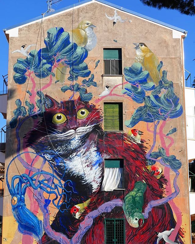RomaSlowTour's tweet photo. #Hitnes a #SanBasilio
#ProgettoSanBa #nofilter
#Slowtour gratuito tra la #streetart, l'architettura e i set cinematografici di San Basilio (14 marzo 2018)
#RomaSlowTour #streetartrome #streetartroma https://t.co/aa2e9b9QEL