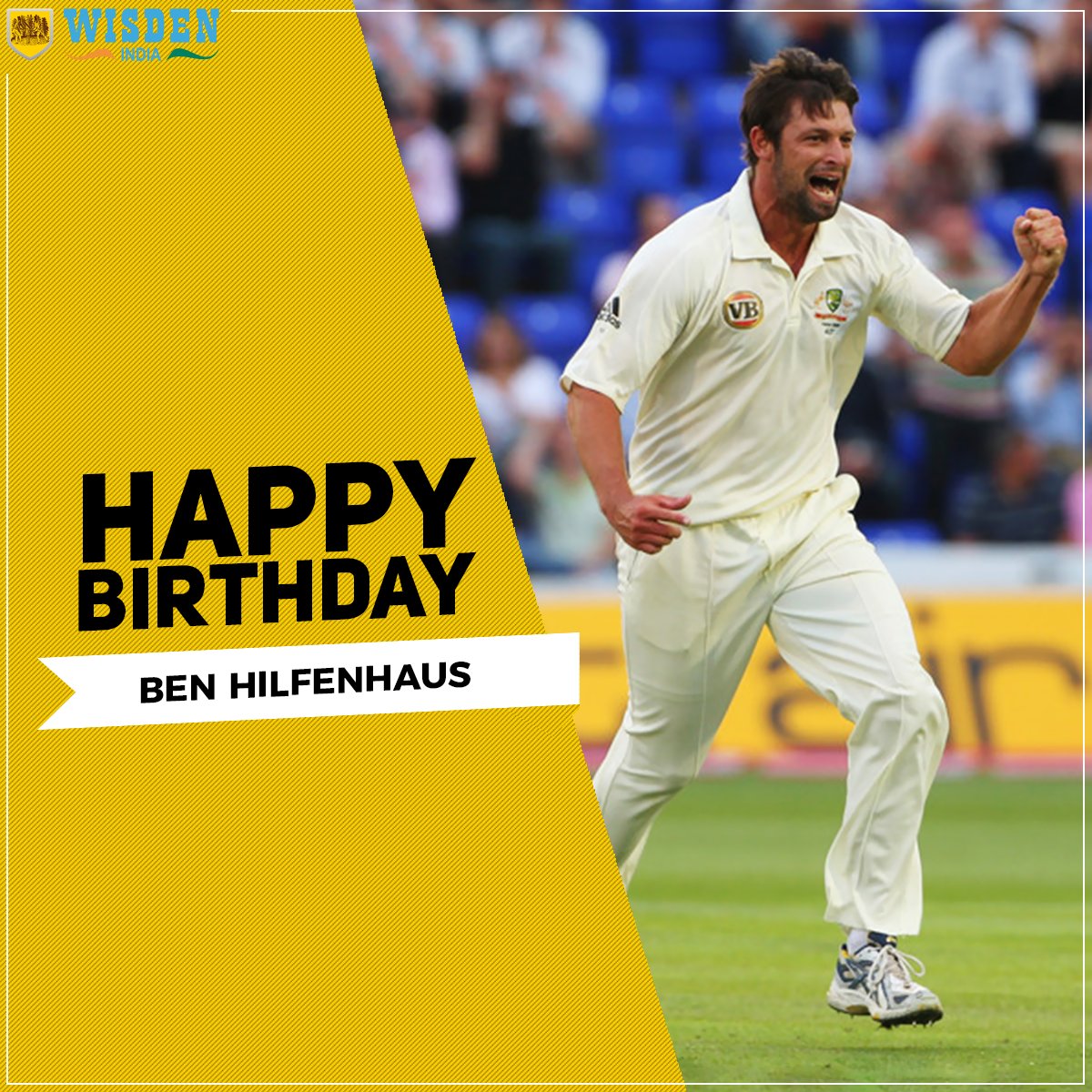 Wishing a happy Birthday to former Australian bowler Ben Hilfenhaus! 