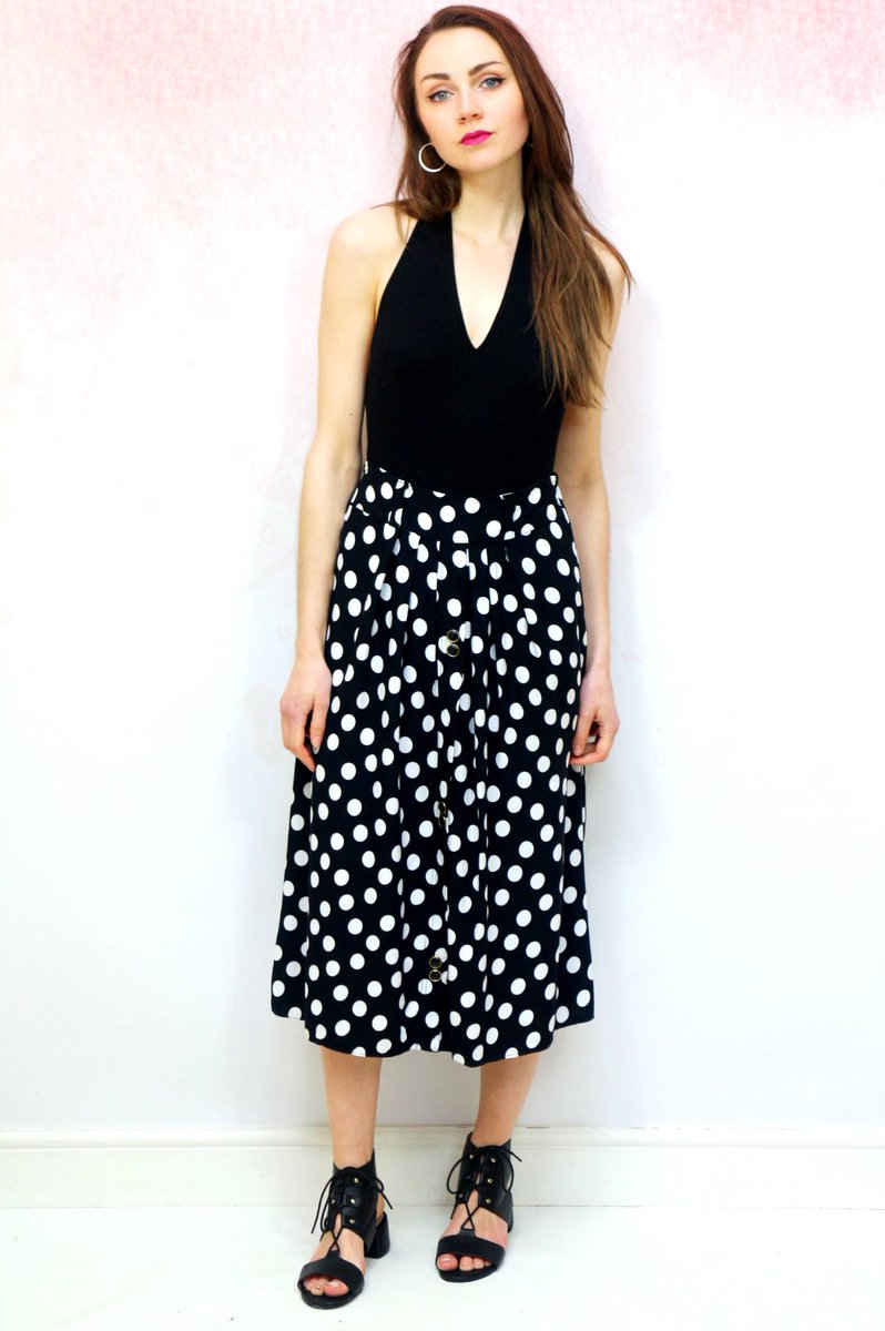 ColourMeVint's tweet photo. We are going potty for polka dots 💜! Head on over to our @ASOSMarketplace for our skirt stock drop with our polka dots dresses coming soon! #ootd #fashion #vintage #PolkaDot #asosmarketplace https://t.co/0DLXwC2m1C
