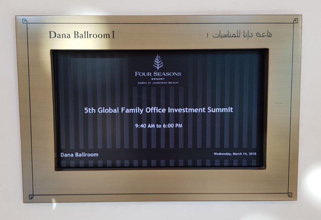 BlockVerify's tweet image. @BlockVerify at 5th Global Family Office Investment Summit in Dubai. Discussing Brand Protection with Blockchain. More news coming soon! @BlockVerify #emirates #ico #crypto #blockchain #brandprotection