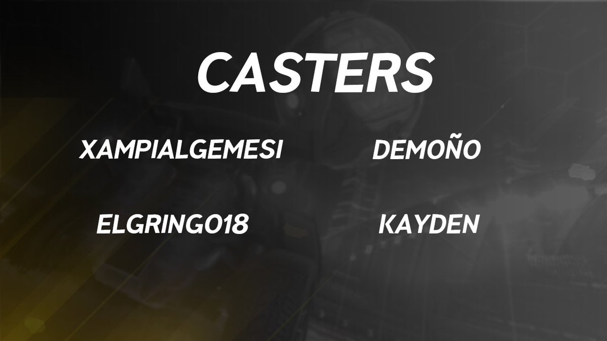 BGLeagueRL's tweet photo. Aprovechamos para presentar a los casters que nos acompañarán en las siguientes jornadas, ¡bienvenidos! @Xampialgemesi @DemonioRL @ELGRINGORL @RL_Kayden https://t.co/8wusD8Fpls
