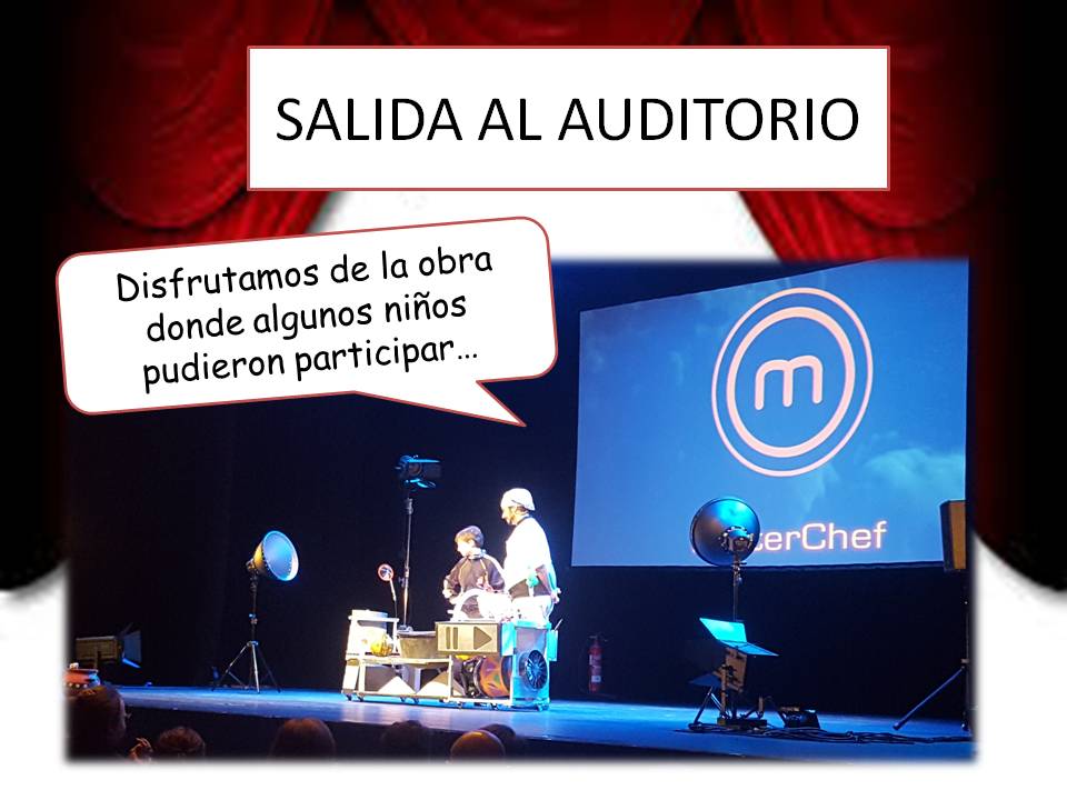 feijoozorelle's tweet photo. La clase de 4º comparte varias imágenes de su salida al Auditorio para ver la obra #CookingwithSoul. gracias @mistervertigoteatro, ¡les encantó! https://t.co/TH2vDzb2Nk