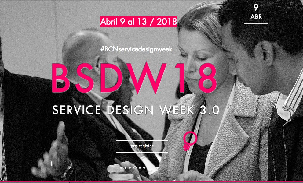 Get ready for our #BSDW18 #Servicedesign Week in Barcelona Apr 9th to 14th  join our topic board pin.it/j7tt42bogqtus4