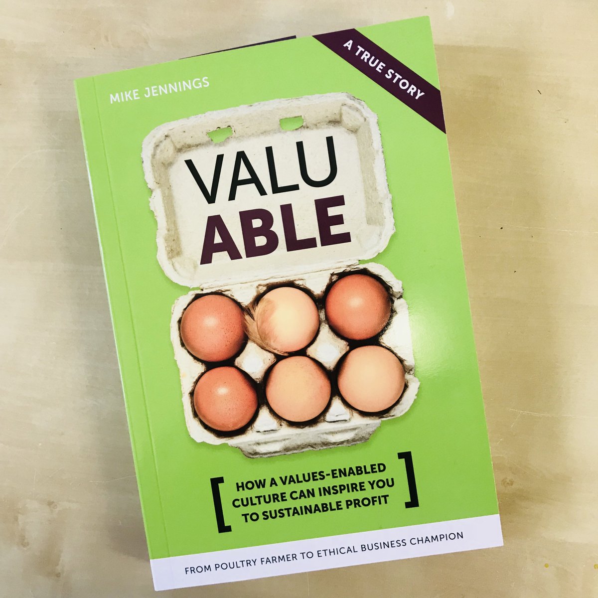 designfsc's tweet photo. I'm really happy and privileged to receive a copy of my good friend @jennings_mike first book: 'Valuable - How a Values-Enabled Culture Can Inspire You to Sustainable Profit'. Can't wait to read it! Grab your copy at https://t.co/hDjz14irgx #business #values #socialimpact https://t.co/gXpnQYUBFA