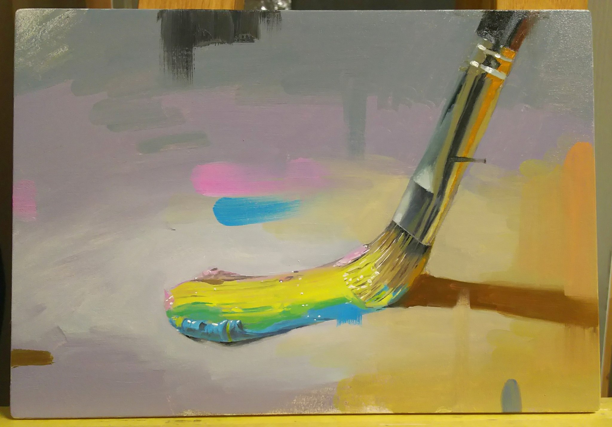 「意識」 油彩 油絵 木製パネルに油彩 現代美術 oil on board 絵 Naoya Ohtani on X: 
