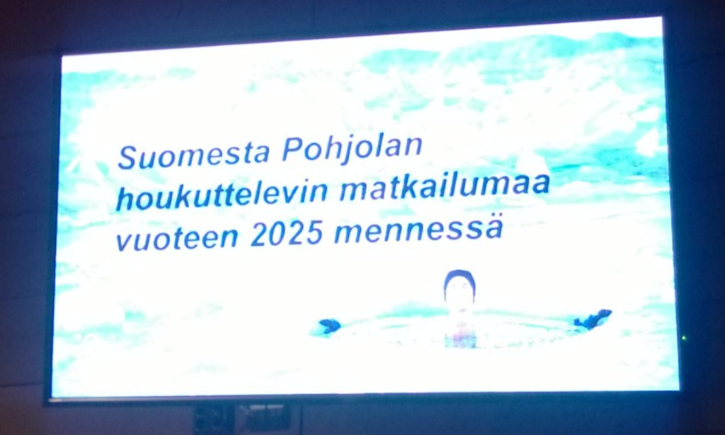 MinnaHalmetoja's tweet photo. #visitfinland Visiomme Suomesta Pohjolan houkuttelevin matkailumaa v 2025 menness @haagahelia mukana #myhappyfinland https://t.co/HzuOxDnEiW