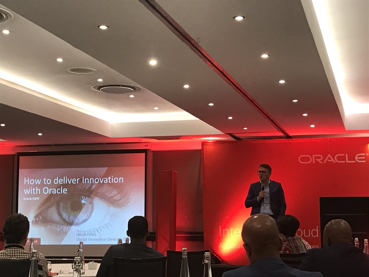 Migs1406's tweet photo. Great discussion on #Innovation in the #Digital Era with @JakubPolec at the @oracle_africa #DigitalInnovation Customer Breakfast 👍🏽 #DigitalTransformation https://t.co/U365DVapek