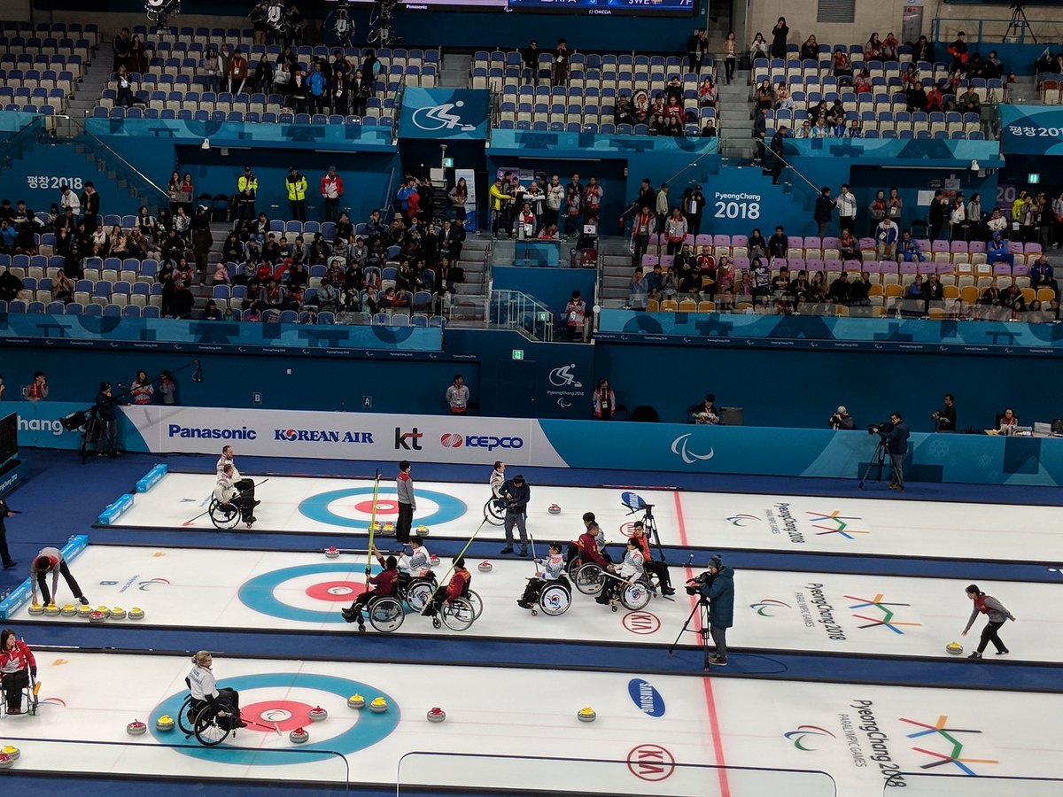 MBiersnerCMP's tweet photo. KOR wins, 7-6 over CHN #curlung #PyeongChang2018 #paralympics https://t.co/fvlZRmvEcw