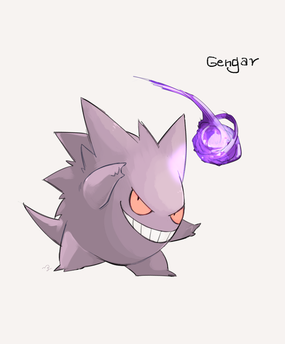 「ghost pokemon (creature)」 illustration images(Oldest)