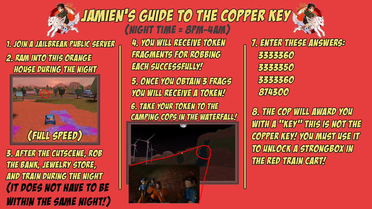 Jamien On Twitter Greetings Key Seekers After Researching And Through Much Trial And Error I Have Created A Comprehensive Guide To Achieving The Copper Key If There Are Any Questions Concerns Or - roblox copper key guide