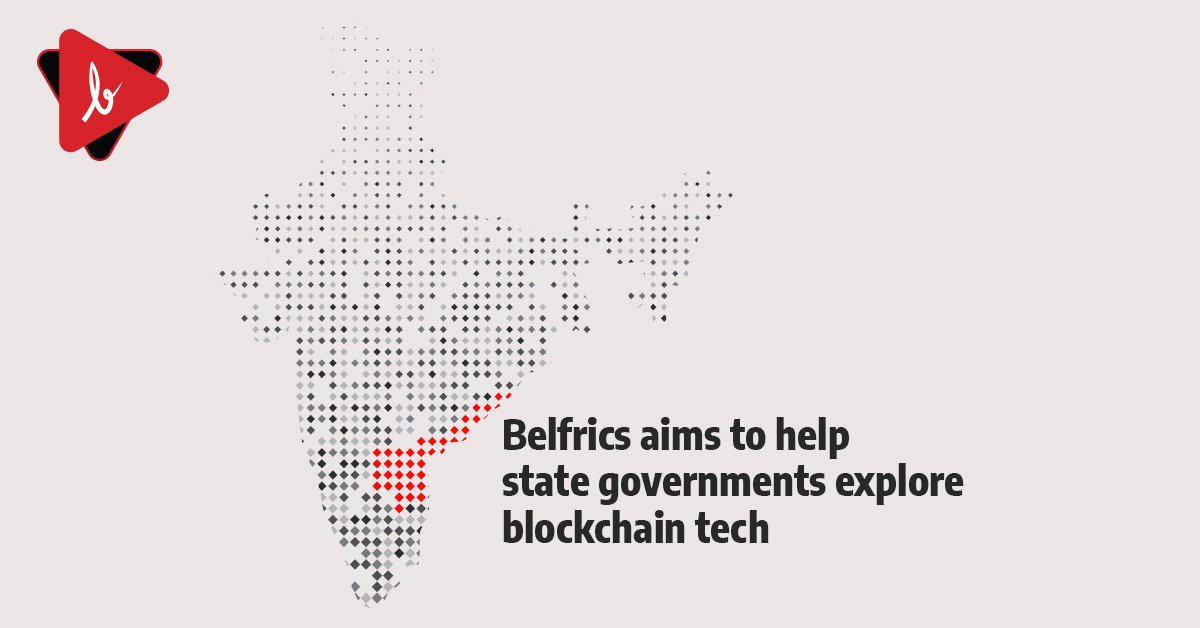 belrium's tweet photo. Belfrics looks to sign on Indian State Governments for Blockchain Tech: 
Belfrics is looking to convince Indian State governments to adopt blockchain technology.
Read More >> https://t.co/MPLpeVBv2c
#belrium #blockchain #india #andhrapradesh #belfrics https://t.co/kRAKH7qwr6