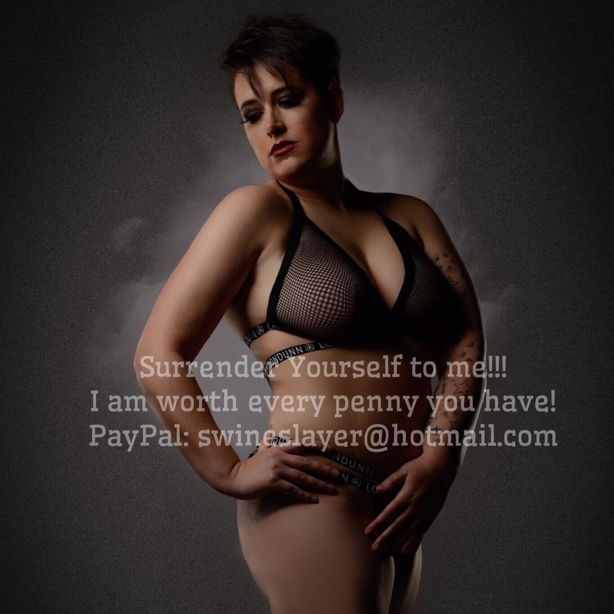 theswineslayer's tweet photo. Mistress Slayer is BACK!!
Surrender your pitiful soul! #findom #findomme #goddess #mistress #FinancialDomination #cashslave #Surrender @rtswine @RTPET4 @Sydneypaypig @rtdumb @RTpaypiggy @RT_Virgin https://t.co/p0bigiYdlw