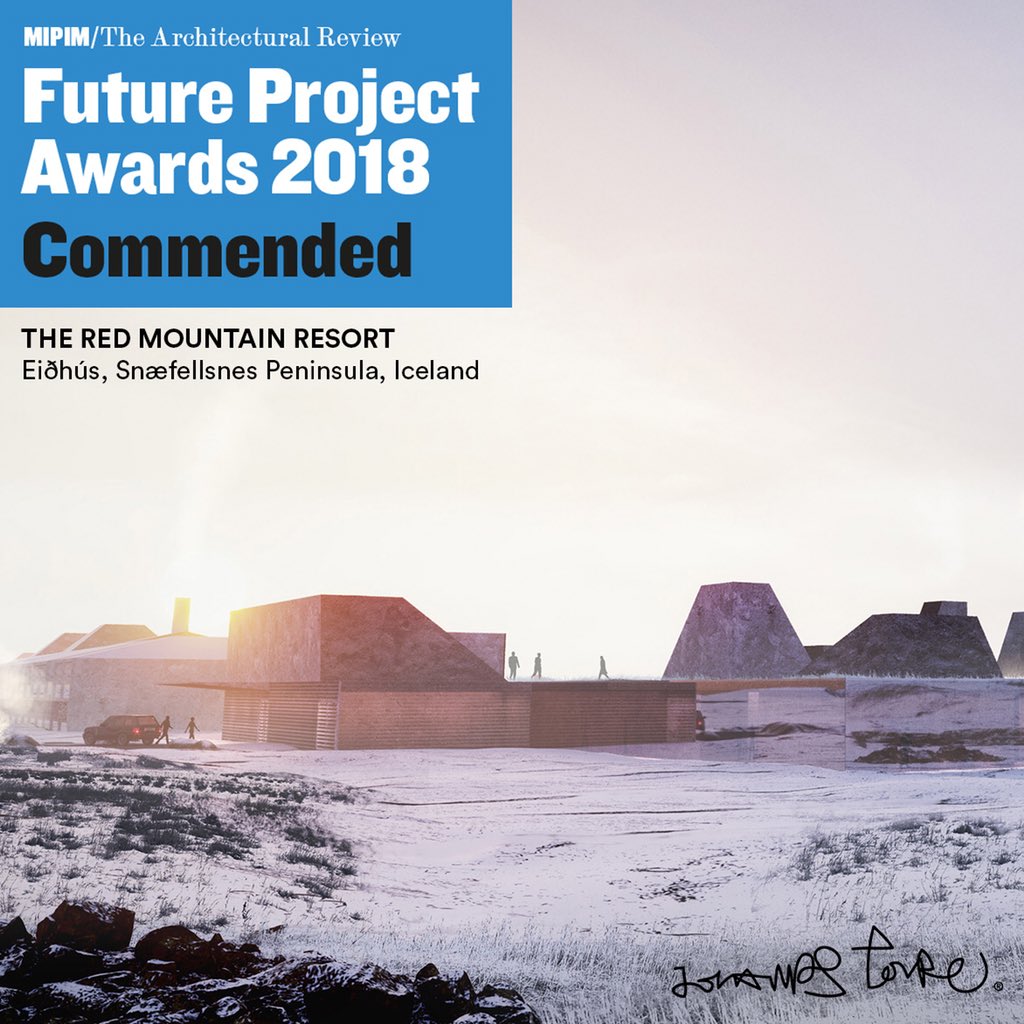 JohannesTorpeDK's tweet photo. Our project The Red Mountain Resort scooped major recognition last night @MIPIMWorld Thank you to the jury and @ArchReview #ARFP2018 https://t.co/u2aYqxFdBl