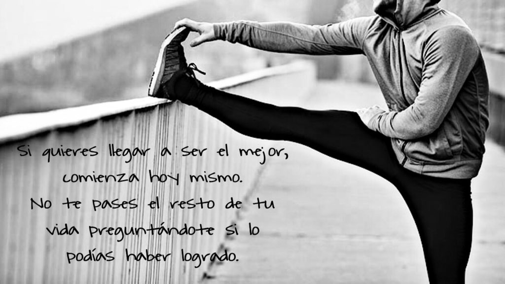 TrainAndLive1's tweet photo. Si quieres llegar a ser el mejor, comienza hoy mismo. No te pases el resto de tu vida preguntándote si lo podías haber logrado.. https://t.co/t6t9beaMba