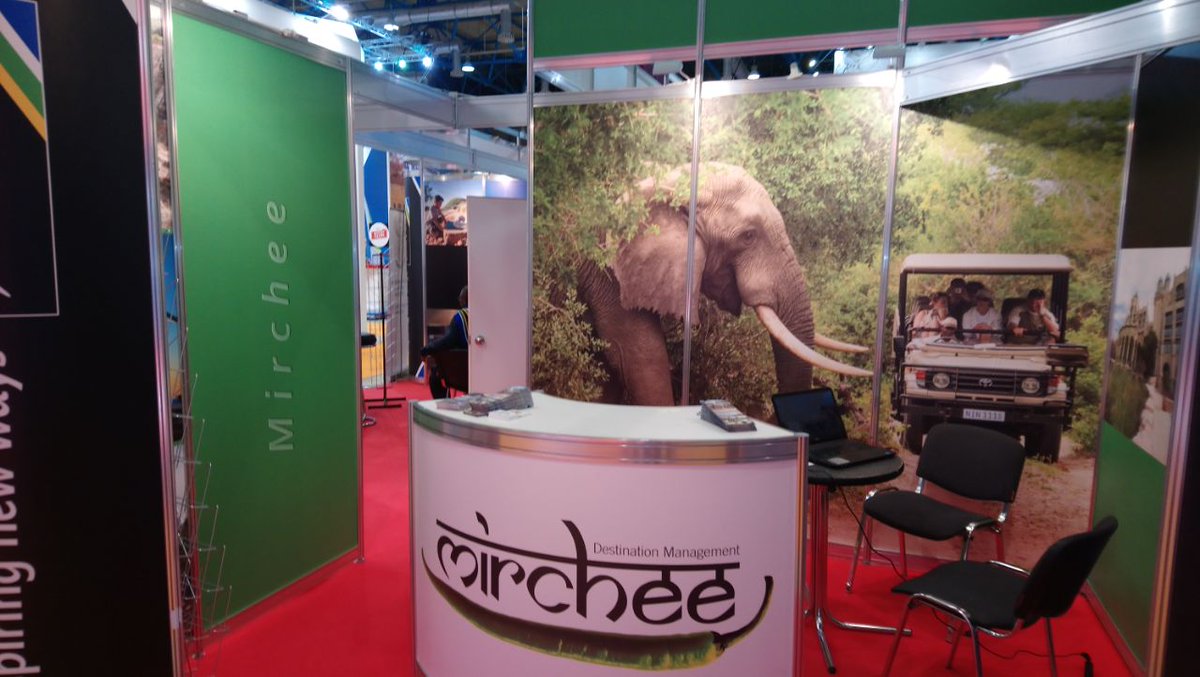 mirchee's tweet photo. mirchee @MITT Moscow 2018 with SA Exhibitors &amp; #SouthAfrican Tourism https://t.co/uiSmt5XQG9