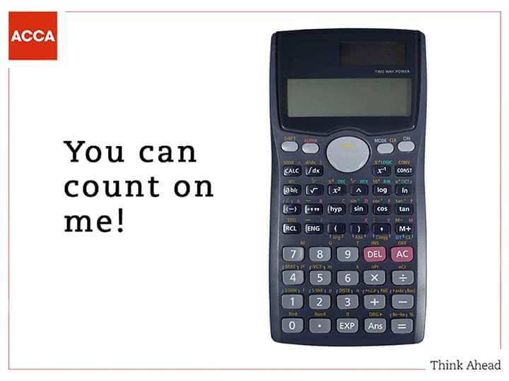 ACCA_Africa's tweet photo. It takes a reliable calculator to do the math accurately. Needless to say, it takes a team of trustworthy finance professionals to build up a successful enterprise. #EveryoneCounts #HappyThursday https://t.co/9b3ARixoiD