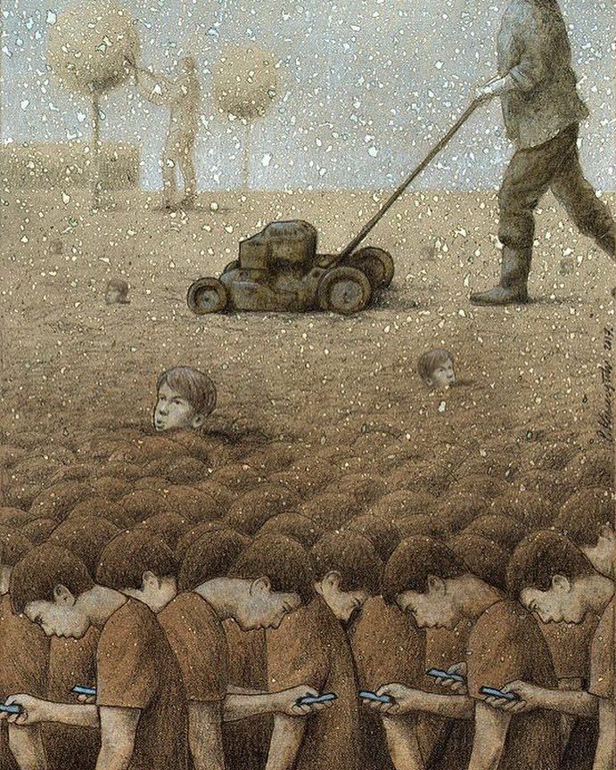 ArtistUp's tweet photo. Art by Paweł Kuczyński 
•⠀⠀⠀⠀
👉 +News : follow @ArtistUp⠀⠀⠀⠀
•⠀⠀⠀⠀
#draw #satire #satirical  #drawing #art #artistup https://t.co/UfxoRBGXAq