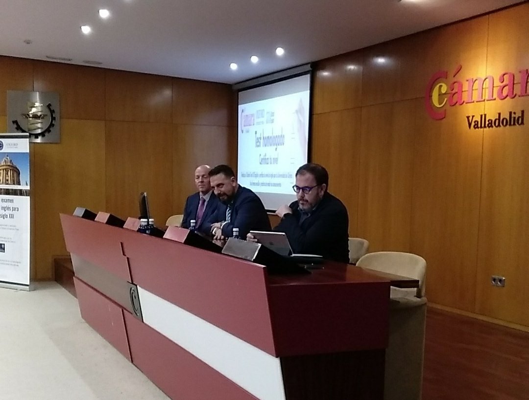 cam_valladolid's tweet photo. Comienza la Jornada de presentación del test de nivel de #Oxford. Test homologado que se puede realizar en nuestras instalaciones. https://t.co/HfOjuiUnSC