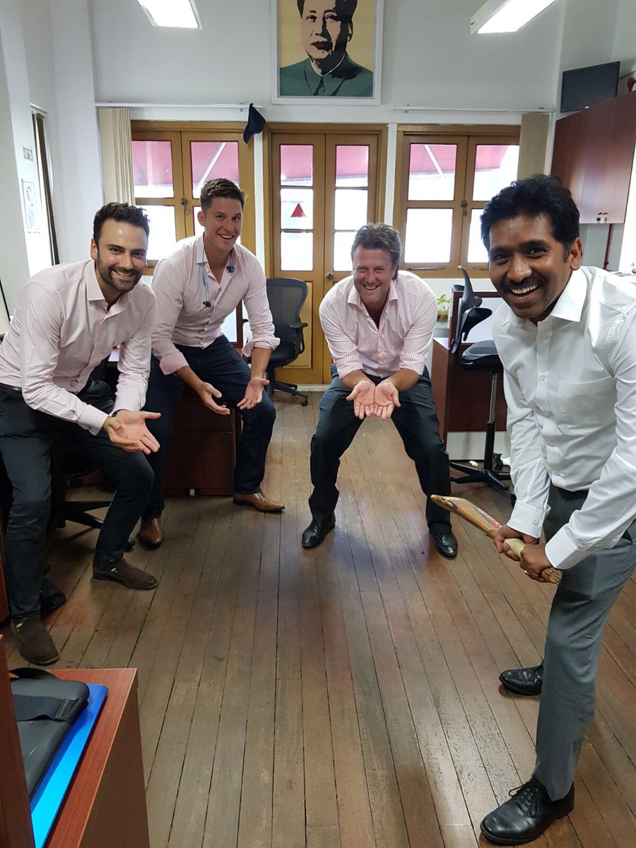 Tom King (@tomkingup2speed) on Twitter photo Great to have <a href="/imVkohli/">Virat Kohli</a> in the <a href="/Up2Speed_/">Up 2 Speed</a> office today - or is it #elearning guru Ajay Rao? Great to have <a href="/imVkohli/">Virat Kohli</a> in the <a href="/Up2Speed_/">Up 2 Speed</a> office today - or is it #elearning guru Ajay Rao?