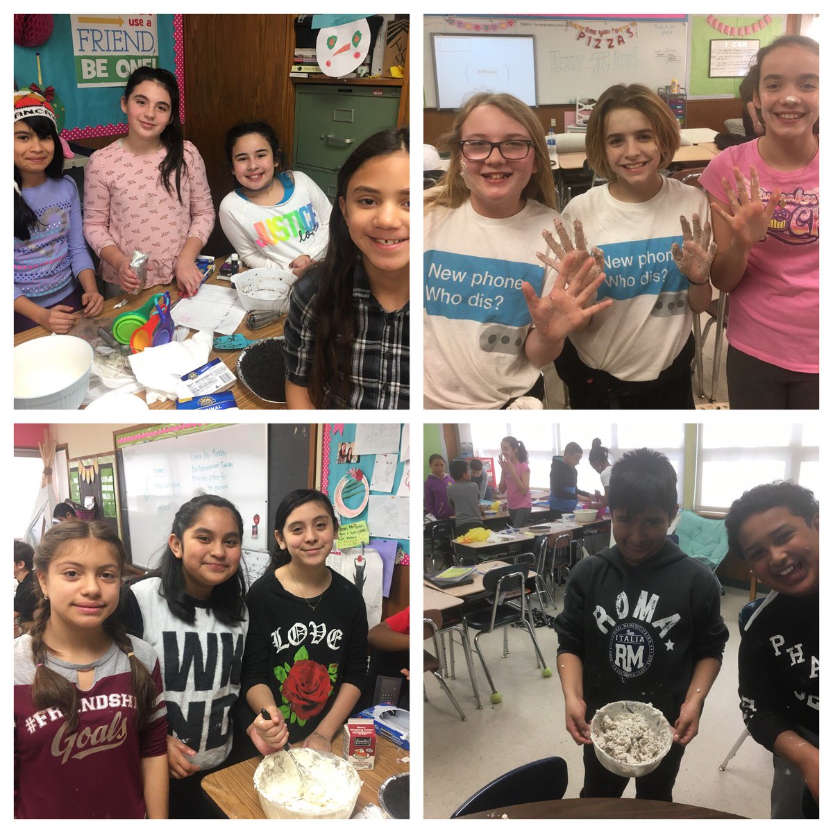 MrsGordonFO's tweet photo. My love for my class is like Pi...never ending! We had fun celebrating PiDay by making pies of course! @FOpanthers #FORocks https://t.co/WQrPOP7MS6