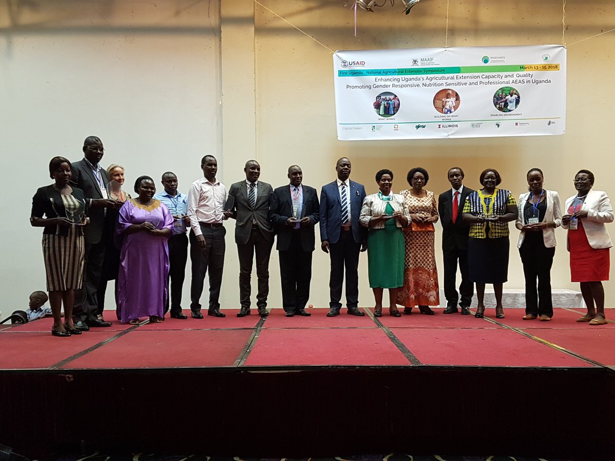 SAA_africa's tweet photo. During the ongoing Uganda Forum For Agricultural Advisory Services (UFAAS) symposium, SAA/Sasakawa Global-2000 Uganda has been recognized with a plaque of appreciation for its major contribution to the promotion of agricultural extension and advisory services in Uganda. https://t.co/l1MiQ8f5tQ