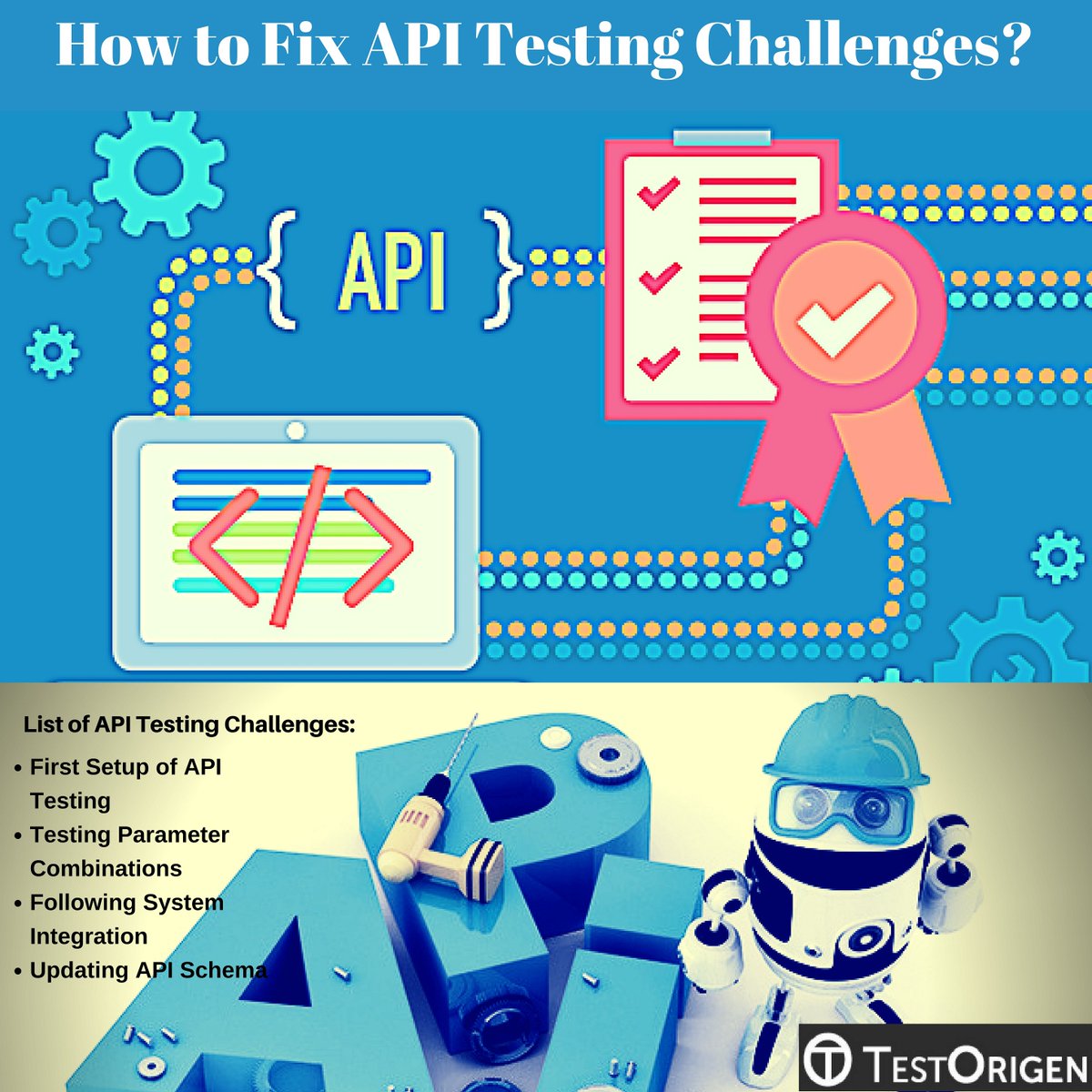 Test_Origen's tweet image. Testing teams confront a few unique challenges when #automatedAPItesting is performed. API testing is a piece of the #integrationtestingprocedure and concerns the communication between two frameworks.
testorigen.com/how-to-fix-api…