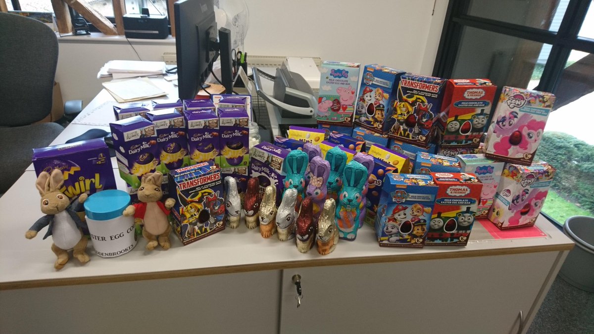 enterprisepg's tweet photo. 50+ #eastereggs and counting! If you would like to help us with our collection for the children at #addenbrookes this #easter please get in touch! https://t.co/uGUePfKbGX
