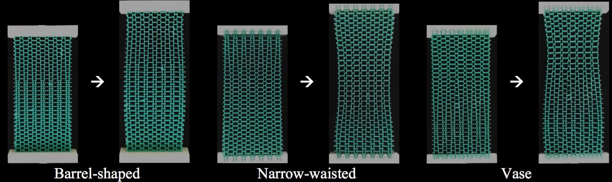 rezahedayati's tweet photo. Action-at-a-distance metamaterials may one day be used in wearable soft  robotics. Read about our recent publication in APL Materials: 
https://t.co/S67d51PuuU
@tudelft3mE @tudelft @amir_zadpoor @AIP_Publishing https://t.co/JdgiWjBFwo
