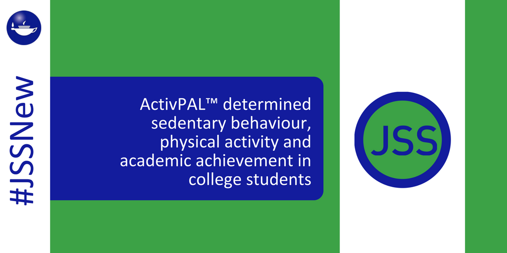 Journal of Sports Sciences (@jsportssci) on Twitter photo ActivPAL™ determined sedentary behaviour, physical activity and academic achievement in college students
buff.ly/2HBAIlR
#JSSNew
Authors: @felezm, <a href="/CBHLab/">Charles Hillman, PhD</a>, Kieran P. Dowd, Eva Cirera & Anna Puig-Ribera ActivPAL™ determined sedentary behaviour, physical activity and academic achievement in college students
buff.ly/2HBAIlR
#JSSNew
Authors: @felezm, <a href="/CBHLab/">Charles Hillman, PhD</a>, Kieran P. Dowd, Eva Cirera & Anna Puig-Ribera