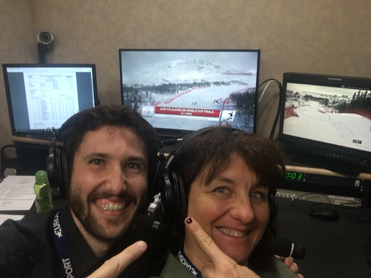 flomasnada's tweet photo. Dans qq minutes, derniers commentaires de la saison sur @EurosportFrance avec @anthonydrevet Drevet. 10:45 superg Are. #gofastgirls 👊🏼⛷ https://t.co/xcWGmEDSvs