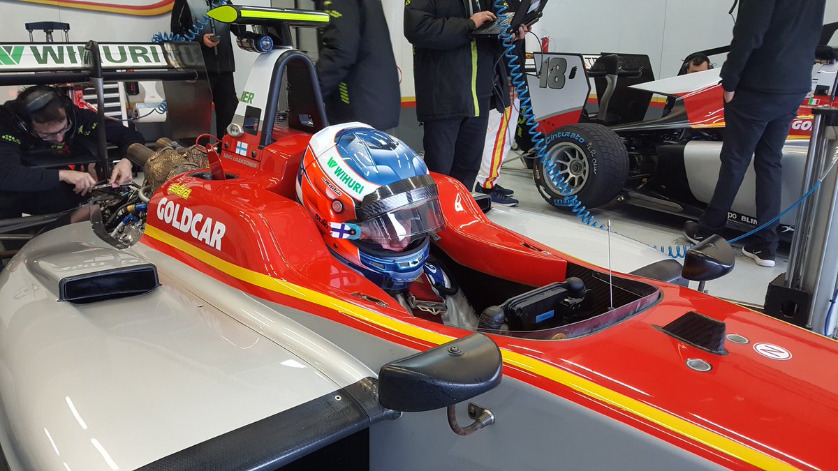 GP3_Official's tweet photo. We're halfway through the morning session, and @Laaksonen_S is still sitting on top of the pile #GP3 https://t.co/5MKTjhNcEm