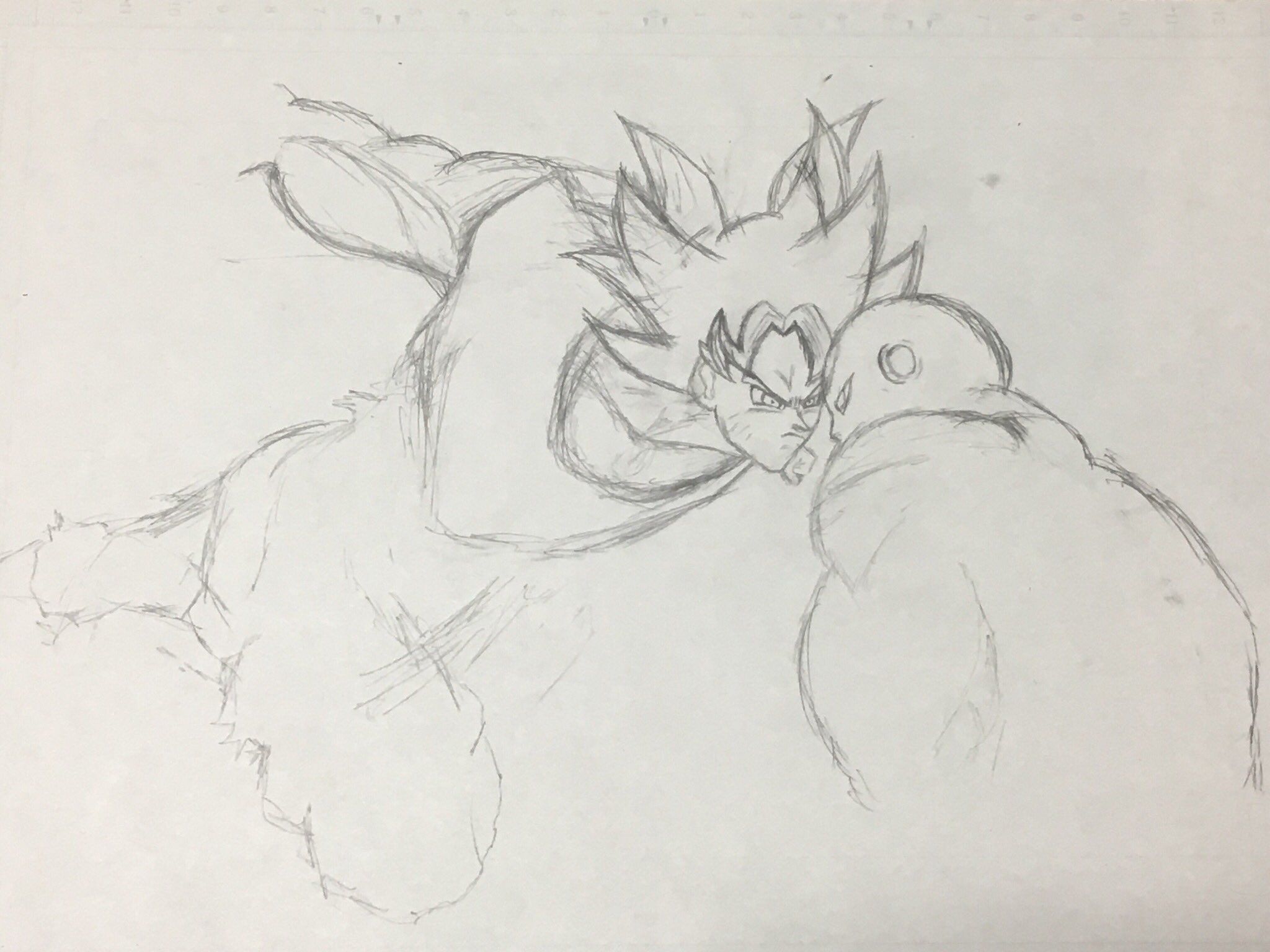 マサシン 新たに絵を描き始めました 孫悟空 身勝手の極意 兆 Vsジレン まだ途中ですが 合間を見つけて進めていきたいと思います 笑 それにしてもやっぱり絵を描くのは楽しい O O ドラゴンボール 孫悟空 身勝手の 極意 ジレン シャーペン