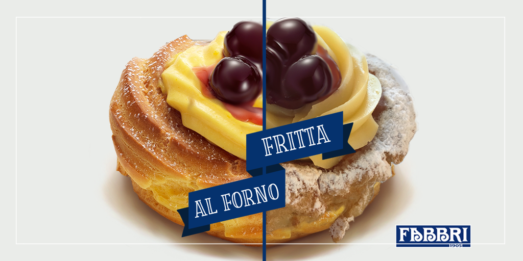 In questo periodo le #zeppole sono ovunque 🍒🍒🍒 Tu le preferisci al forno o fritte? 
#sangiuseppe #festadelpapà #amarenafabbri