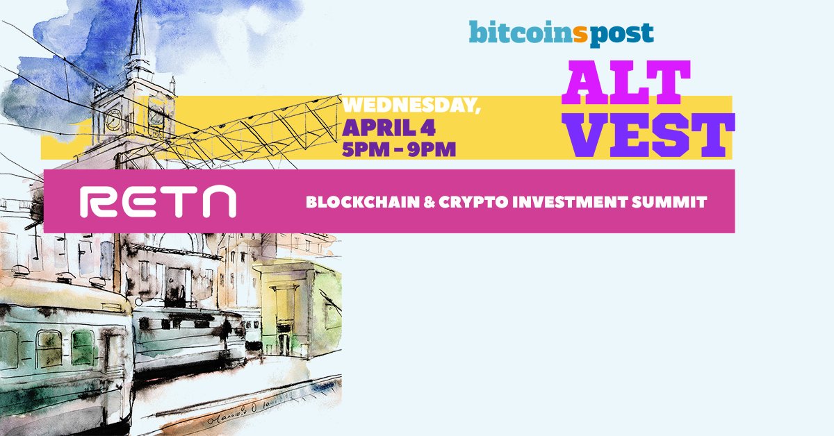 Meet <a href="/retainly/">RETN Deals ⚡️</a> Founder &amp; many more illustrious speakers at ALTVEST 2018: #blockchainconference &amp; #Crypto Investment #summit2018 bit.ly/2DsLGb4