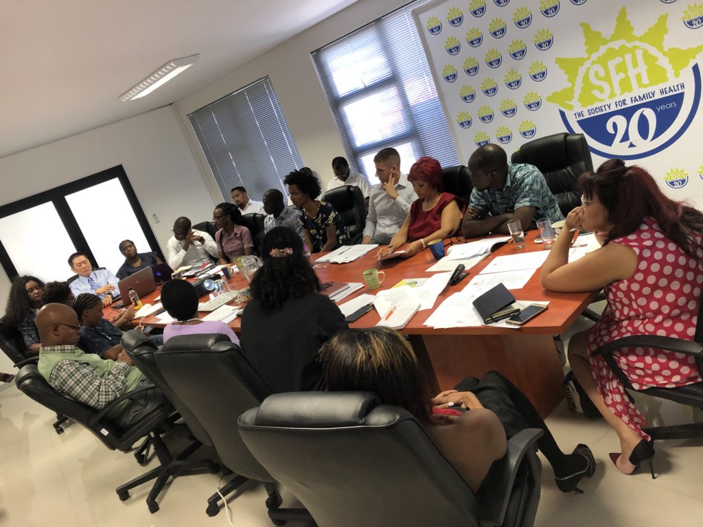 SFHNamibia's tweet image. MOHSS Key Populations Technical Working Group In procession. #KeyPopulations are identified at substantial risk of contracting #HIV 
In efforts to reach the 90-90-90. It’s important that #KeyPops are priority