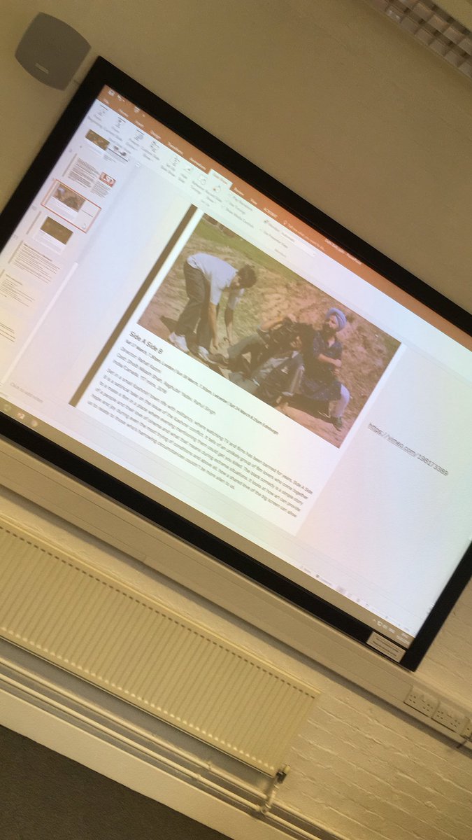 Dr_MoniaA's tweet photo. This morning teaching new wave Indian cinema Side A Side B), tonight opening the UK Asian Film Festival Leicester, I am really happy girl. @cometoUKAFF @dmuleicester with my partner in film crimes @phizzical https://t.co/UEncEGPJZp