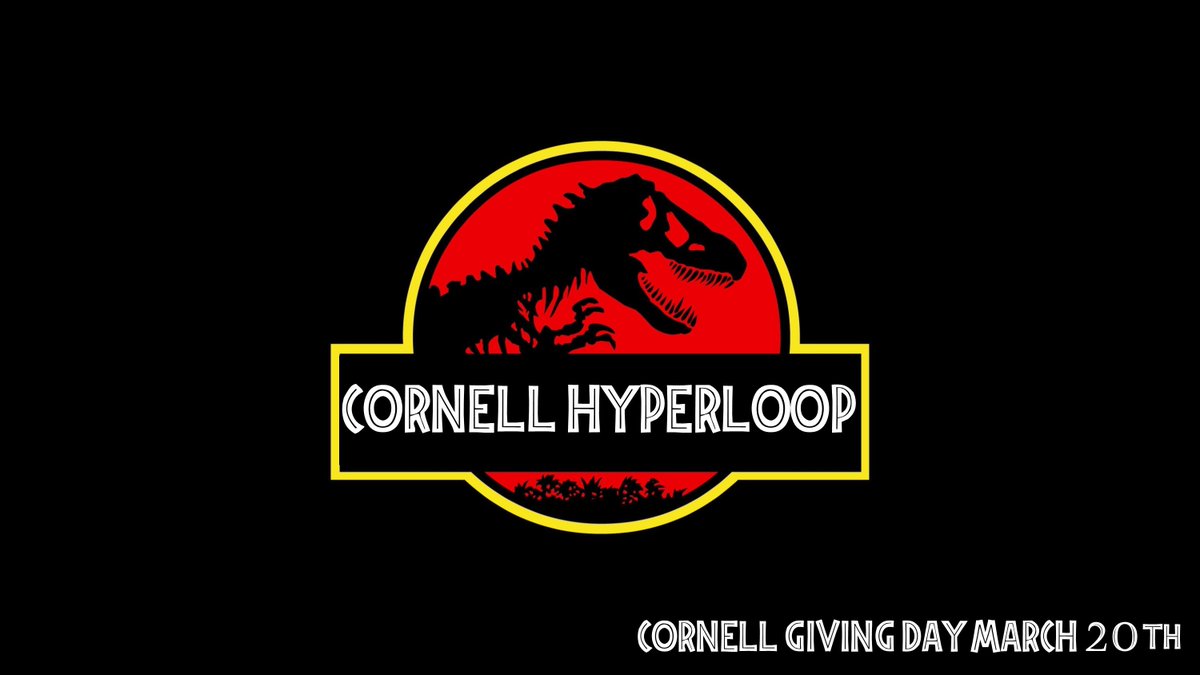 HyperloopCU's tweet image. T-5 Days
You could definitely outrun that T-Rex in our pod!
#cornellgivingday 
givingday.cornell.edu/campaigns/cu-h…