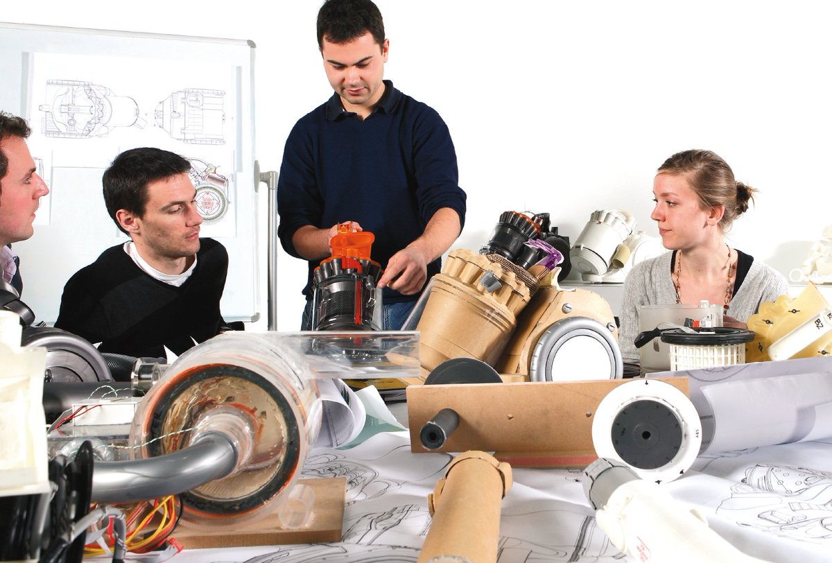 The James Dyson Foundation on Twitter: "To reduce the cost of designing, engineers use cardboard throughout the development process. When the is ready, it will be 3D printed before being