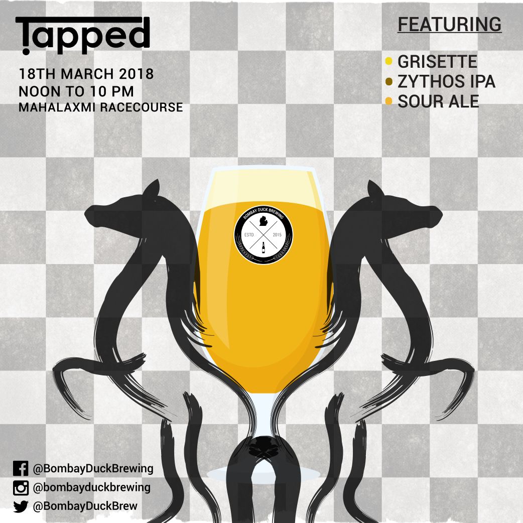 BombayDuckBrew's tweet image. How you Brewing? Just received a Go Ahead to present the Zythos IPA from our Tasters Club.
The Zythos IPA is brewed with Belgian Pale Malt and American Zythos hops, a truly inter-continental brew. This will be available on Sunday at @Tappedbeerfest #TappedBeerFest
#BombayDuck