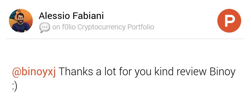pcalessio's tweet photo. My thoughts on f0lio Cryptocurrency Portfolio on @ProductHunt cc @binoyxj https://t.co/hw7cVXclGh https://t.co/BVg08MiMuW