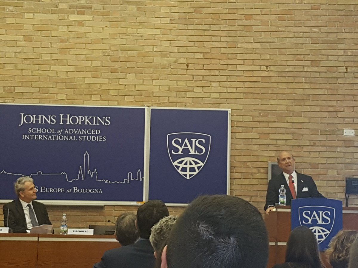 <a href="/SAISEuropeBlog/">SAIS Europe Blog</a> @SliceOfSAIS Welcomes US Ambassador to Italy Eisenberg