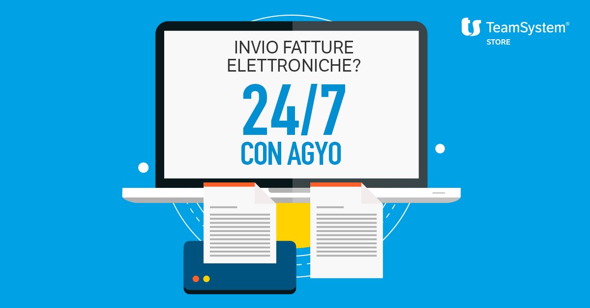 TeamSystemSTORE's tweet image. Con Agyo Fatturazione rendi il tuo lavoro in azienda più semplice e veloce! Scopri di più sullo STORE teamsystem.com/store/fatturaz…

 #TeamSystemSTORE #AgyoFatturazione