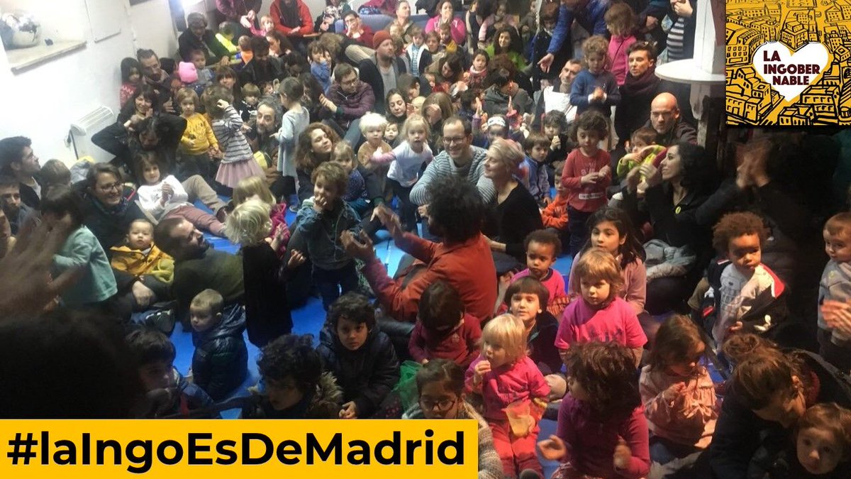 ingoberlab's tweet photo. De sus mujeres, de sus peques, de sus gentes diversas que llenan el espacio para COMPARTIR, APRENDER Y CONSTRUIR el COMÚN entre todas. 
¡#LaIngoEsDeMadrid! https://t.co/vqSwpS7udD