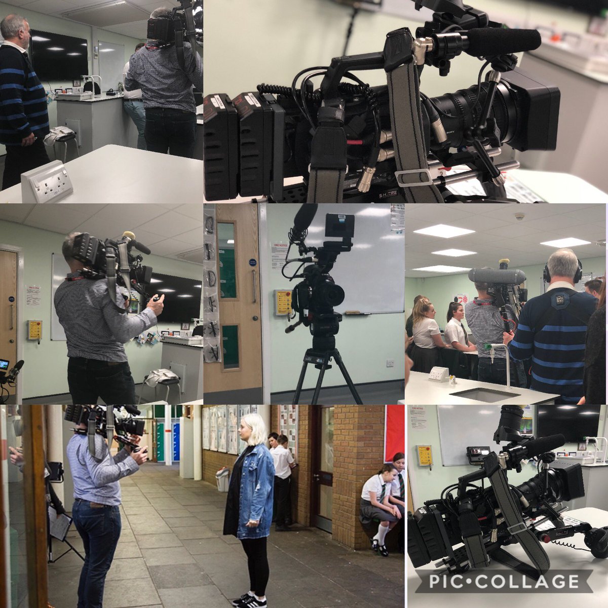 SEASchoolReport's tweet photo. @BBCSchoolReport behind the scenes of our filming with @KatieThistleton https://t.co/4PZHyf2HrL