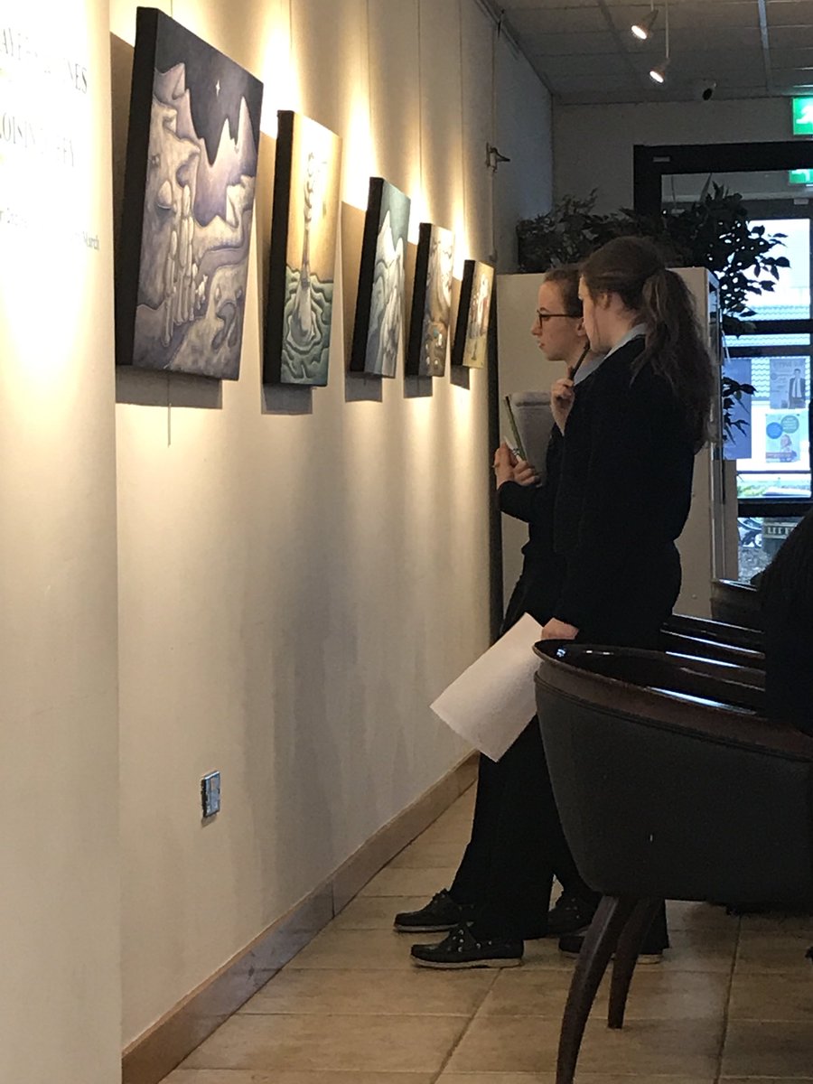 OLSSBlayney's tweet photo. 6th Year Art Students enjoying the work of Roisin Duffy at the Foyer Gallery @iontastheatre #ExploringTheArts #EmpoweringCreativity https://t.co/KU1v56ZrRy